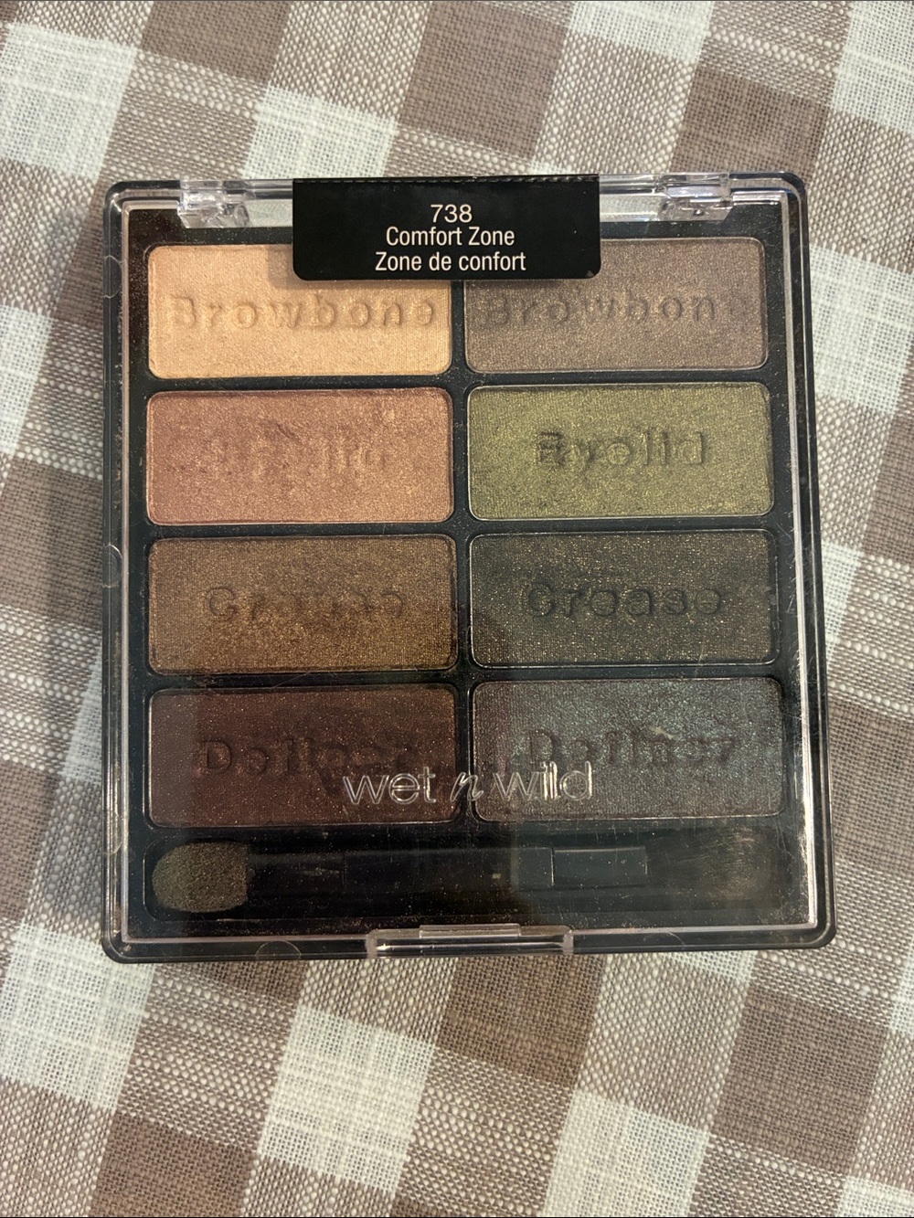 Wet and Wild Comfort Zone eyeshadow palette.